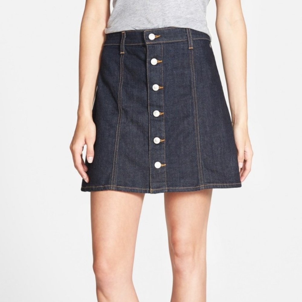 Alexa Chung for AG 'The Kety' A-Line Denim Skirt